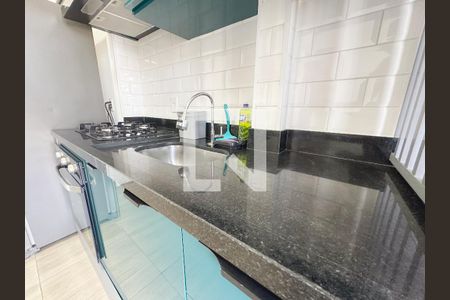 Sala/Cozinha de apartamento à venda com 1 quarto, 27m² em Barra Funda, São Paulo