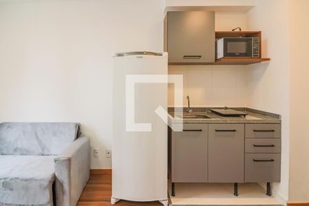 Cozinha de apartamento para alugar com 1 quarto, 24m² em Butantã, São Paulo