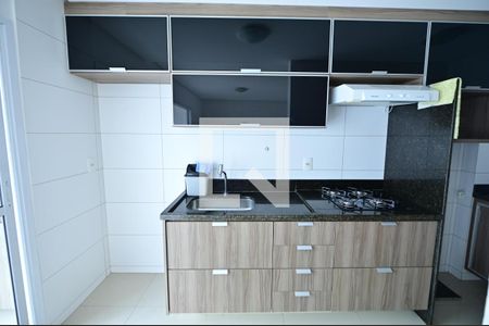 Sala / Cozinha de apartamento para alugar com 1 quarto, 46m² em Setor Central, Goiânia