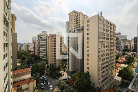 Varanda/Vista de apartamento para alugar com 1 quarto, 28m² em Jardim Paulista, São Paulo