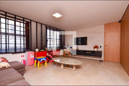 Sala de estar de apartamento à venda com 3 quartos, 314m² em São Bento, Belo Horizonte