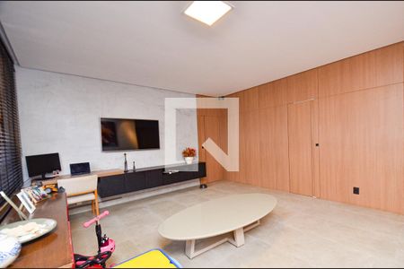 Sala de estar de apartamento à venda com 3 quartos, 314m² em São Bento, Belo Horizonte