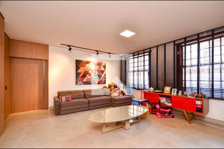 Sala de estar de apartamento à venda com 3 quartos, 314m² em São Bento, Belo Horizonte