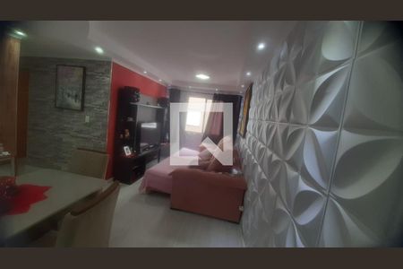 Sala de apartamento à venda com 2 quartos, 56m² em Parque Sao Vicente, Santo André