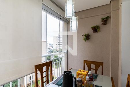 Varanda da Sala de apartamento à venda com 2 quartos, 59m² em Vila Vera, São Paulo