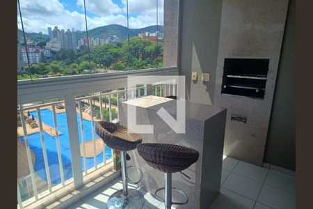 Sacada de apartamento para alugar com 3 quartos, 85m² em Estrela Dalva, Belo Horizonte