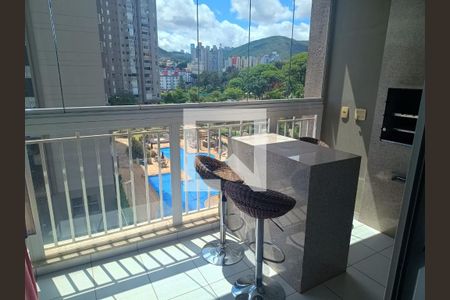 Sacada de apartamento para alugar com 3 quartos, 85m² em Estrela Dalva, Belo Horizonte