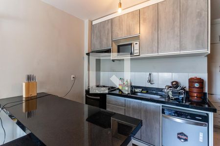 Cozinha de apartamento à venda com 1 quarto, 30m² em Campos Elíseos, São Paulo