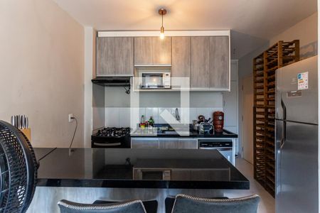 Cozinha de apartamento à venda com 1 quarto, 30m² em Campos Elíseos, São Paulo