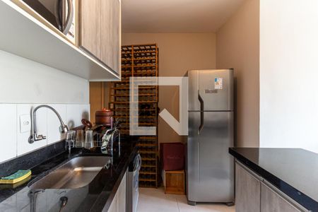 Cozinha de apartamento à venda com 1 quarto, 30m² em Campos Elíseos, São Paulo