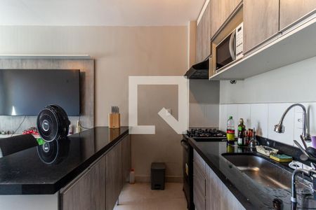 Cozinha de apartamento à venda com 1 quarto, 30m² em Campos Elíseos, São Paulo