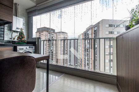 Varanda gourmet de apartamento para alugar com 1 quarto, 54m² em Alphaville Empresarial, Barueri