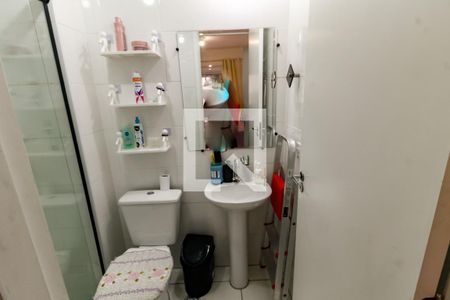 Banheiro da Suíte de kitnet/studio para alugar com 1 quarto, 24m² em Paraíso do Morumbi, São Paulo