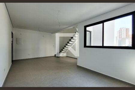 Sala de apartamento à venda com 3 quartos, 112m² em Vila Assunção, Santo André