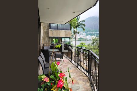 Varanda da Sala de apartamento à venda com 4 quartos, 285m² em Lagoa, Rio de Janeiro