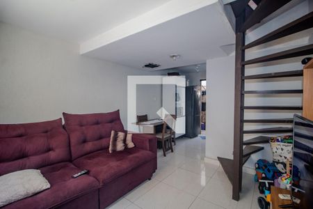 Sala de casa de condomínio à venda com 3 quartos, 67m² em Santa Tereza, Porto Alegre