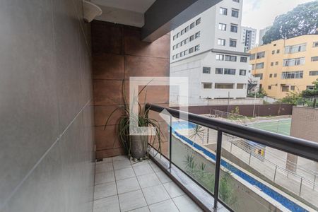 Varanda da Sala de apartamento à venda com 2 quartos, 75m² em Santo Antônio, Belo Horizonte