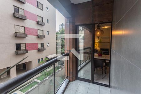 Varanda da Sala de apartamento à venda com 2 quartos, 75m² em Santo Antônio, Belo Horizonte