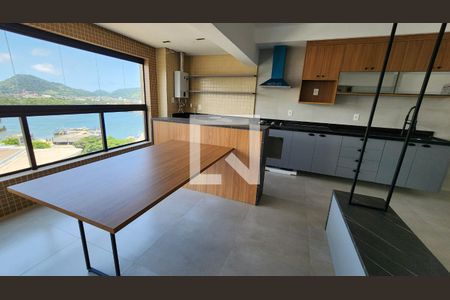 Sala de apartamento para alugar com 2 quartos, 66m² em Ponta da Praia, Santos