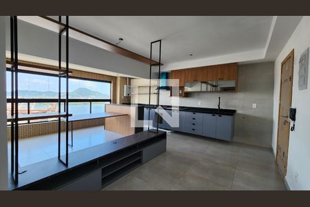 Sala de apartamento para alugar com 2 quartos, 66m² em Ponta da Praia, Santos