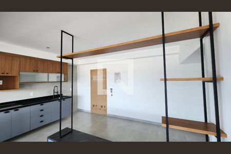 Detalhe Sala de apartamento para alugar com 2 quartos, 66m² em Ponta da Praia, Santos