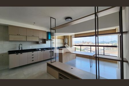 Sala de apartamento para alugar com 2 quartos, 66m² em Ponta da Praia, Santos