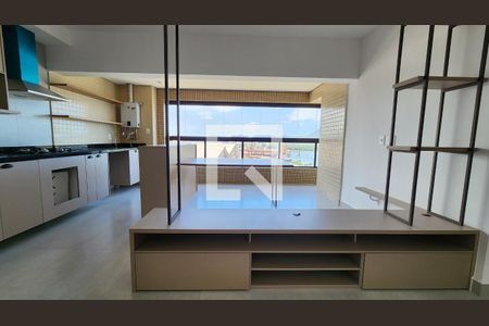 Detalhe Sala de apartamento para alugar com 2 quartos, 66m² em Ponta da Praia, Santos