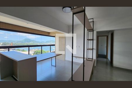 Sala de apartamento para alugar com 2 quartos, 66m² em Ponta da Praia, Santos