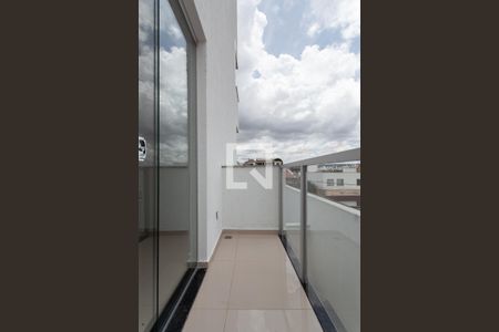 Varanda da Sala de apartamento à venda com 2 quartos, 54m² em Coqueiros, Belo Horizonte