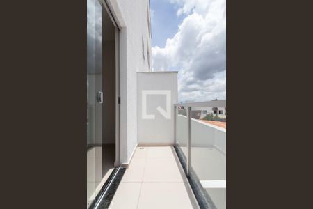 Varanda da Sala de apartamento à venda com 2 quartos, 58m² em Coqueiros, Belo Horizonte