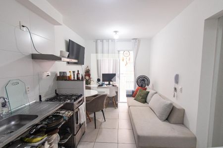 Sala/cozinha de apartamento à venda com 2 quartos, 36m² em Cambuci, São Paulo