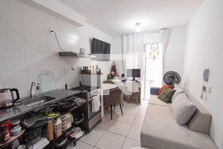 Sala/cozinha de apartamento à venda com 2 quartos, 36m² em Cambuci, São Paulo