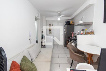 Sala/cozinha de apartamento à venda com 2 quartos, 36m² em Cambuci, São Paulo