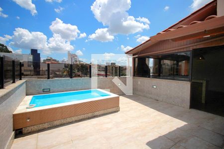 Varanda – Piscina de apartamento para alugar com 4 quartos, 170m² em Palmares, Belo Horizonte