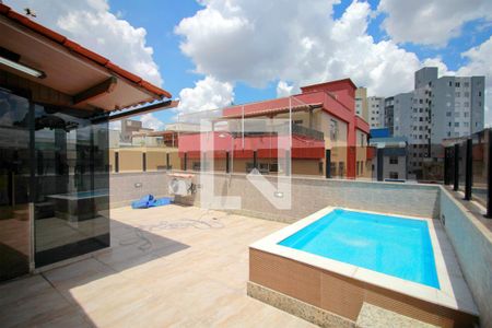 Varanda – Piscina de apartamento para alugar com 4 quartos, 170m² em Palmares, Belo Horizonte