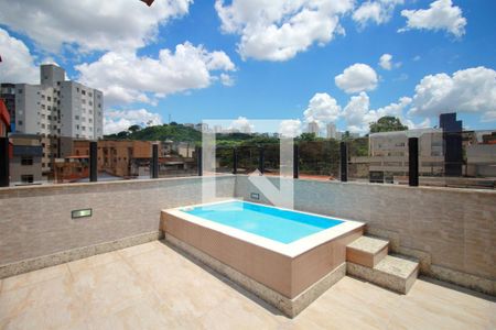 Varanda – Piscina de apartamento para alugar com 4 quartos, 170m² em Palmares, Belo Horizonte