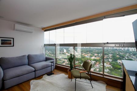 Sala de apartamento à venda com 2 quartos, 66m² em Pinheiros, São Paulo