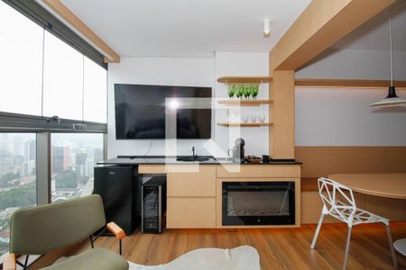 Sala de apartamento à venda com 2 quartos, 66m² em Pinheiros, São Paulo