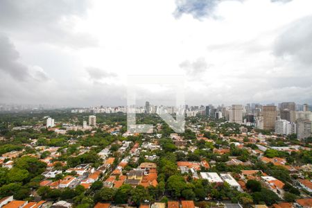 Vista da Sala de apartamento à venda com 2 quartos, 66m² em Pinheiros, São Paulo