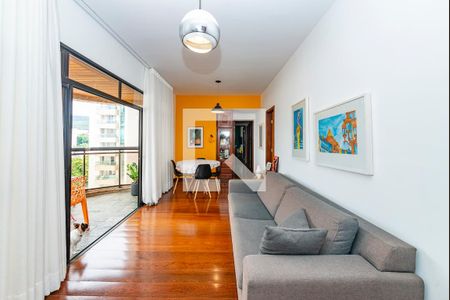 Sala de apartamento à venda com 4 quartos, 100m² em São Pedro, Belo Horizonte