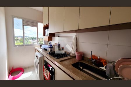 Cozinha e Área de Serviço de apartamento à venda com 2 quartos, 49m² em Vila Nambi, Jundiaí