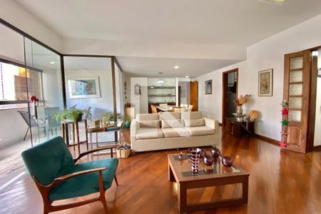 Sala de apartamento à venda com 4 quartos, 170m² em Lourdes, Belo Horizonte