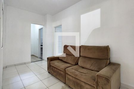 Sala de apartamento para alugar com 1 quarto, 50m² em Canto do Forte, Praia Grande