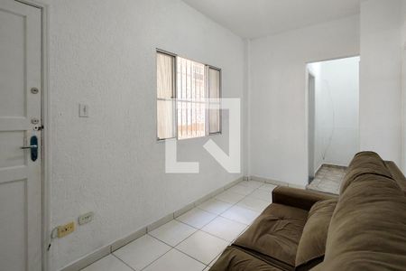 Sala de apartamento para alugar com 1 quarto, 50m² em Canto do Forte, Praia Grande