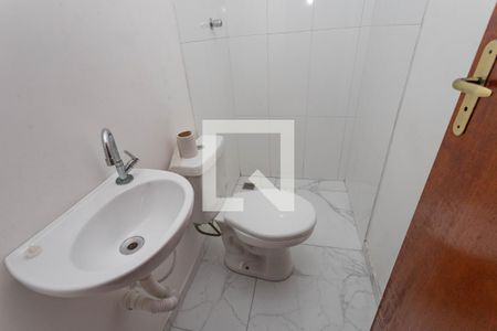 Banheiro de apartamento para alugar com 1 quarto, 21m² em Parque S Setembro Centro, Diadema