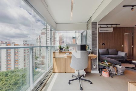 Varanda de apartamento à venda com 1 quarto, 66m² em Paraíso, São Paulo