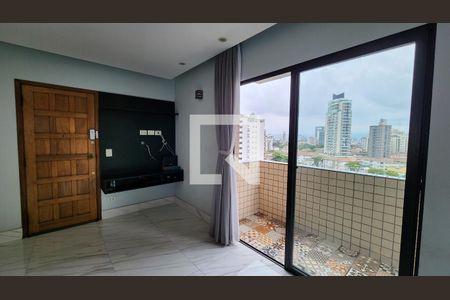 Detalhe Sala de apartamento para alugar com 3 quartos, 189m² em Ponta da Praia, Santos