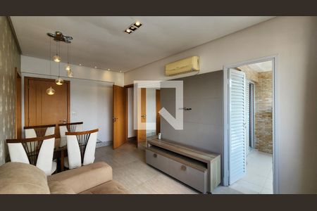 Sala de apartamento para alugar com 1 quarto, 53m² em Vila Belmiro, Santos