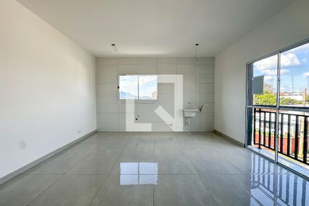 Sala/Cozinha de apartamento para alugar com 2 quartos, 38m² em Vila Mangalot, São Paulo