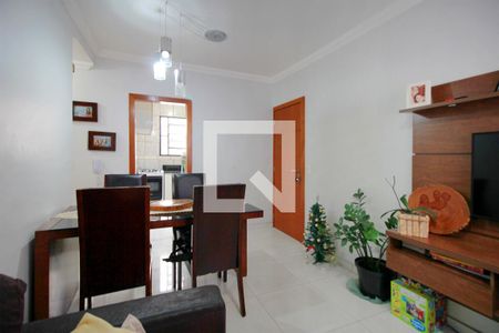 Sala de apartamento à venda com 3 quartos, 52m² em Estrela Dalva, Belo Horizonte